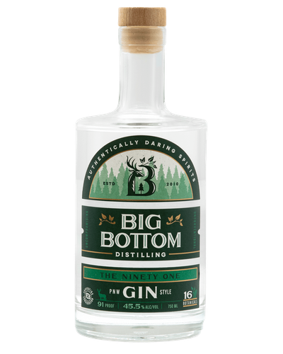 The Ninety One Gin bottle