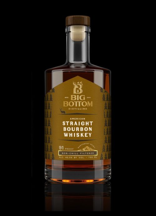 The American Straight Bourbon bottle