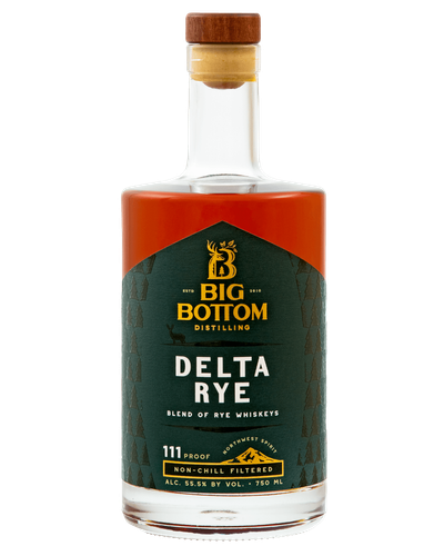 Delta Rye Whiskey bottle